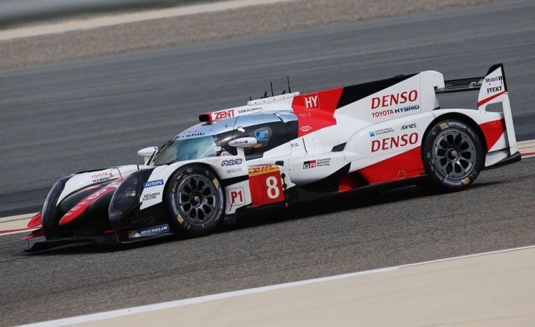 Fernando Alonso prueba el Toyota de Le Mans