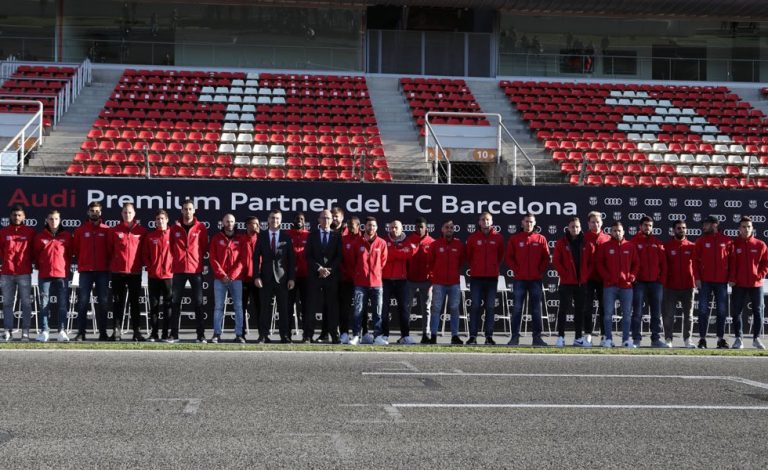 Audi. La plantilla del Barça estrena coche