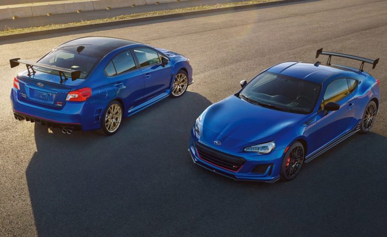 Subaru Impreza WRX STi Type RA y BRZ tS. Edición limitada sólo para EE.UU.