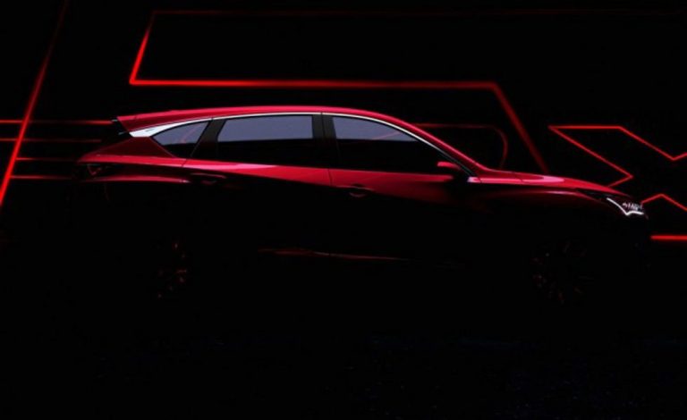 Acura RDX Prototype 2019. Nos deja ver su silueta
