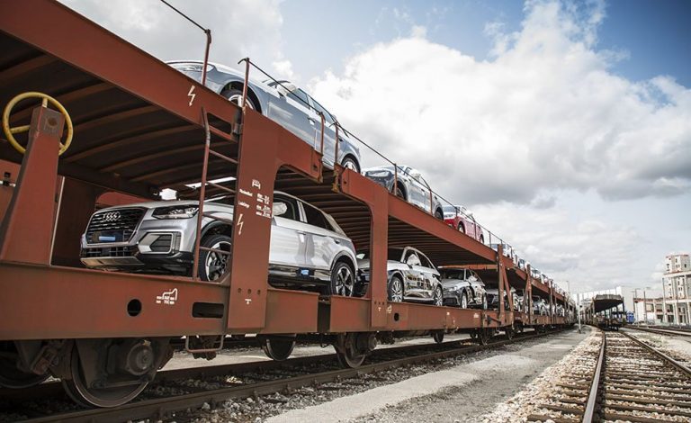 Audi. Transporta sus vehículos en trenes libres de emisiones de CO2