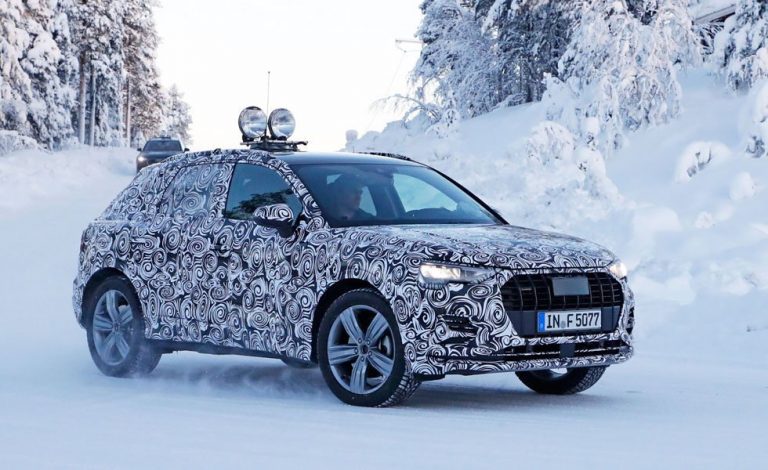 Audi Q3 2019. Pillado en la nieve