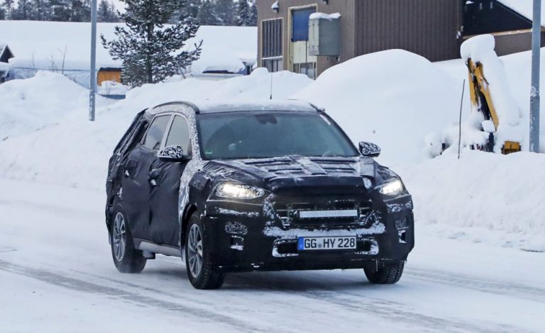 Hyundai Tucson 2018. Pillado en un test invernal