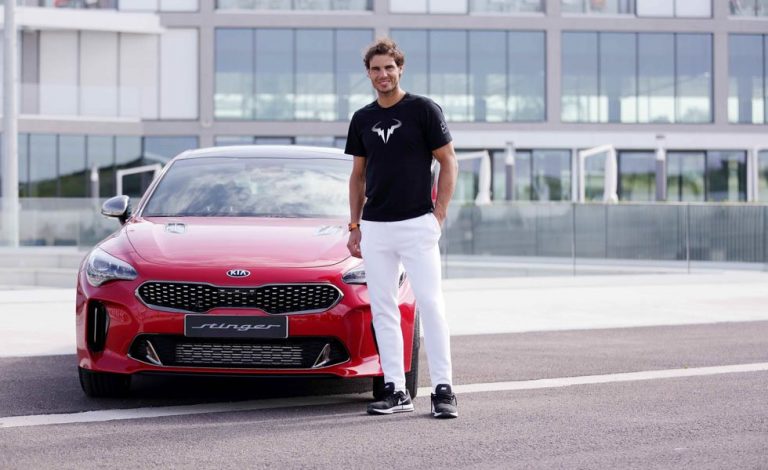 Rafa Nadal. Al volante del Kia Stinger «sientes la potencia»