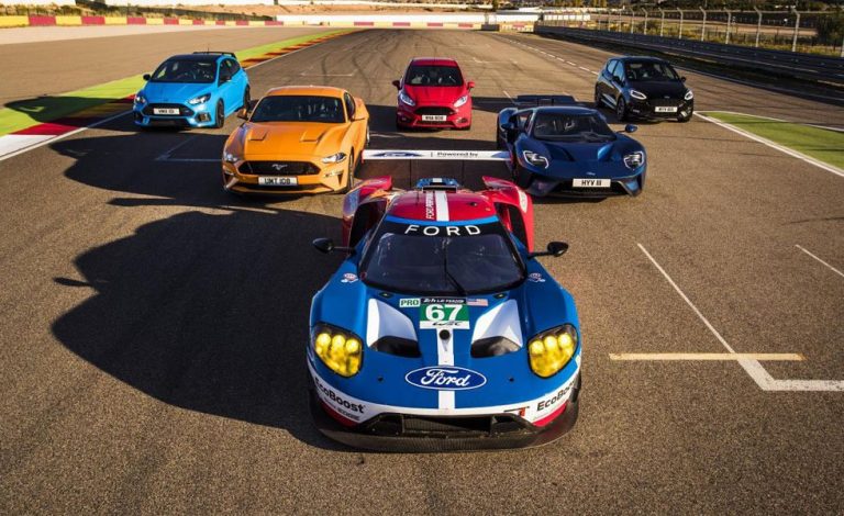 Ford Performance. Ocho de sus modelos se enfrentan en el circuito de Motorland