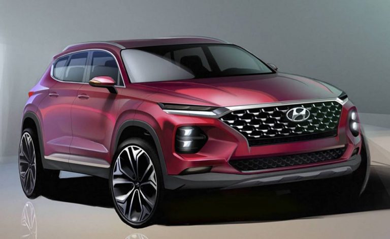 Hyundai Santa Fe 2018. Los primeros bocetos