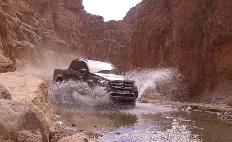 Mercedes Clase X. El pick up de la Titan Desert by Garmin