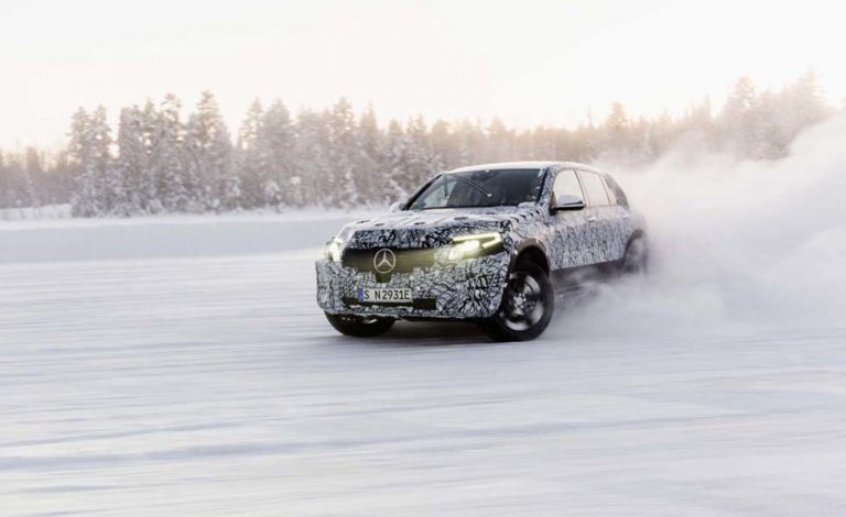 Mercedes EQC. Helada recta final