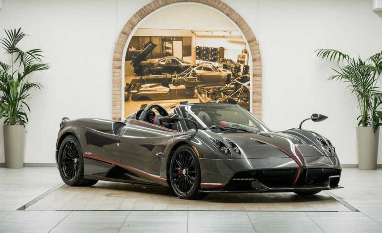 Dainese ha creado este techo para el Pagani Huayra Roadster