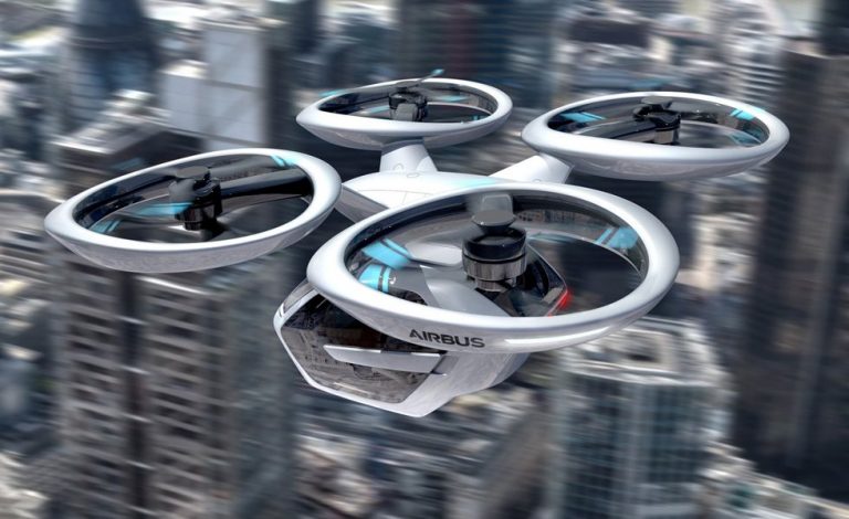 Audi Pop Up Next. Transporte por tierra y aire