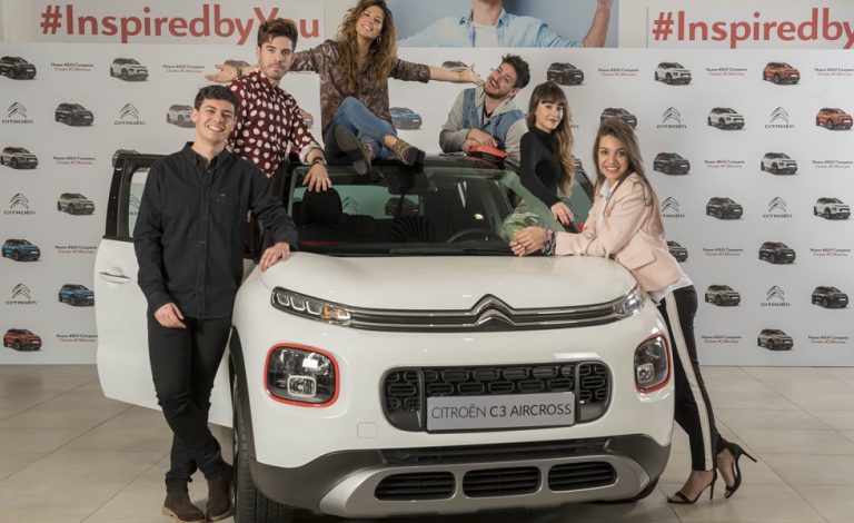 Los concursantes de OT estrenan Citroën C3 Aircross