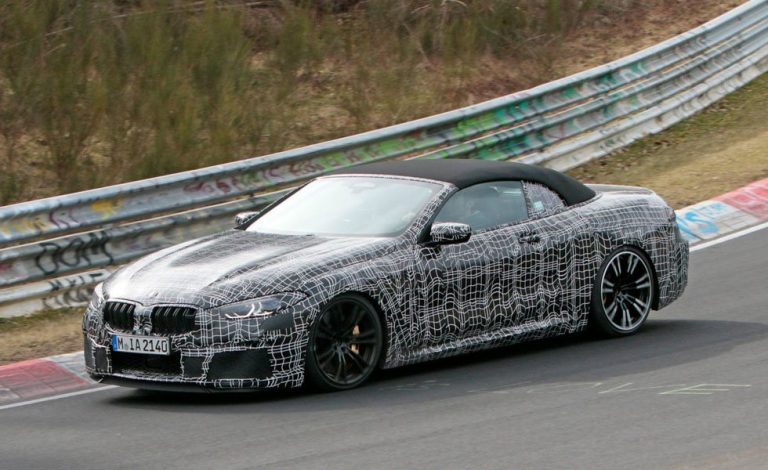 El BMW M8 Cabrio, casi a punto