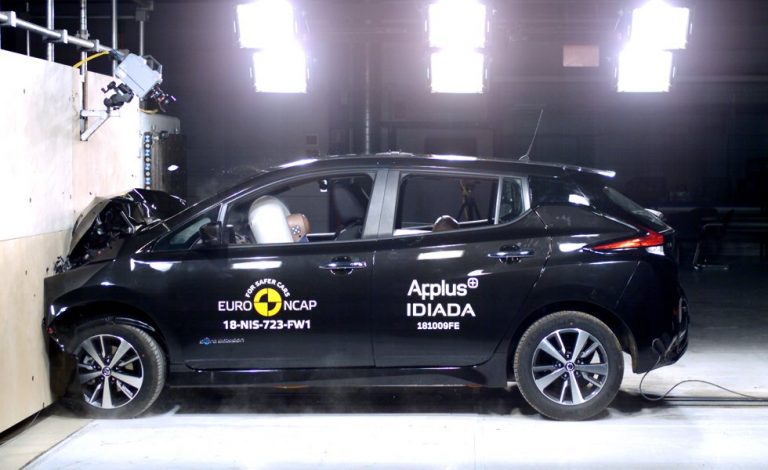 Nissan Leaf: primer 5 estrellas con las nuevas pruebas de choque