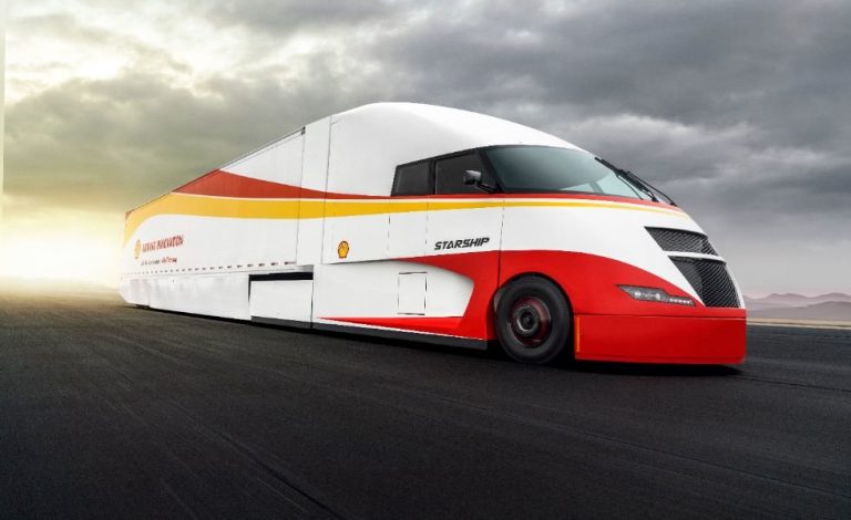 Starship. El camión ultra eficiente de Shell y AirFlow Truck Company