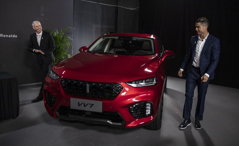 Cristiano Ronaldo, embajador de la marca china WEY
