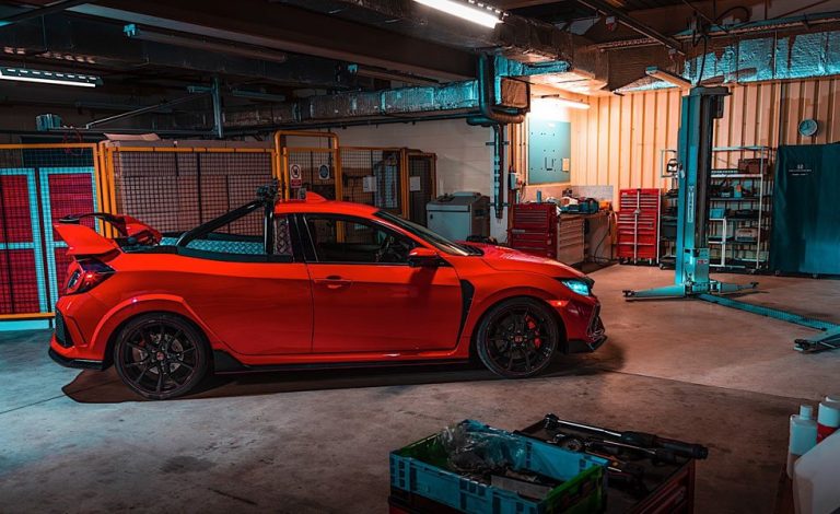El Honda Civic Type R. Convertido en un pickup