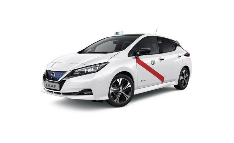 El nuevo Nissan Leaf ya puede ser taxi en Madrid y Barcelona