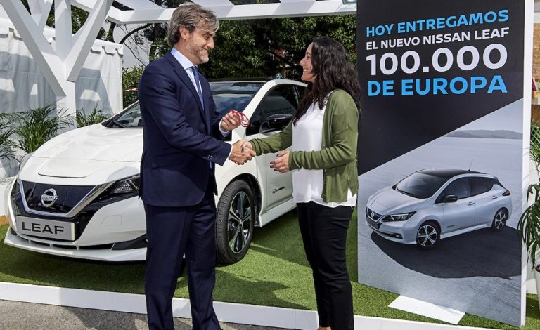 Nissan Leaf. Entregada en España la unidad número 100.000