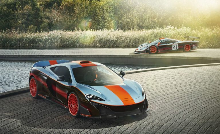 Este McLaren 675LT se inspira en un F1 GTR muy especial