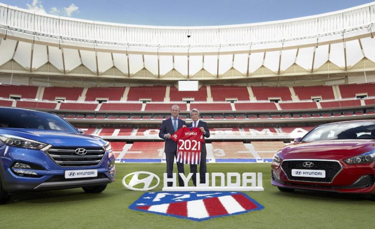 Hyundai. Se asocia con el Atlético de Madrid