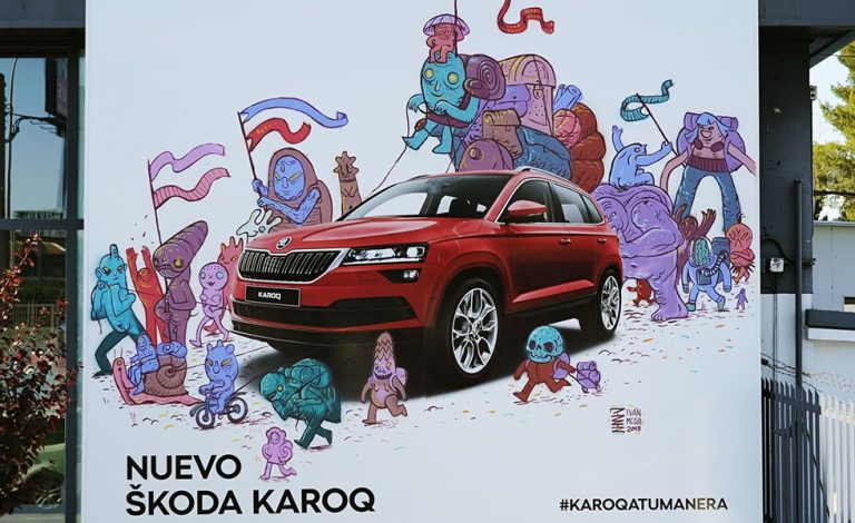 El Skoda Karoq más creativo está en Madrid