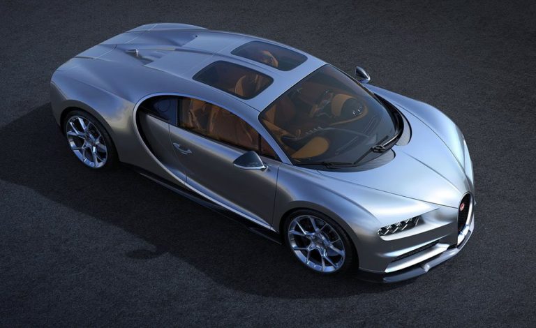 El Bugatti Chiron, con vistas al cielo