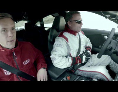 Audi pone a prueba los nervios de los jugadores del FC Barcelona