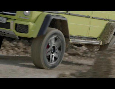 Mercedes Benz G500 4X4², el rey del campo