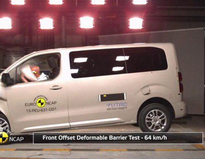 Crash test EuroNCAP Peugeot Traveller 2015