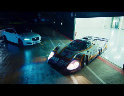 Andy Wallace al volante del nuevo Jaguar XJ