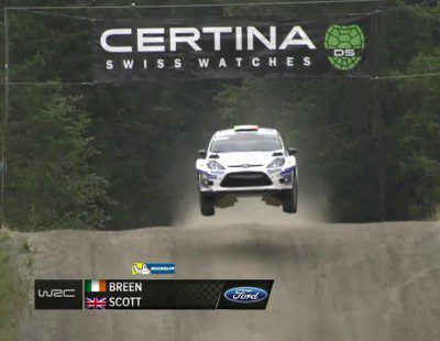 Últimos tramos del Rally de Finlandia 2014