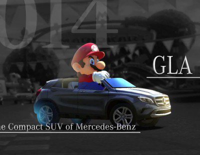 Super Mario cambia su kart por un Mercedes Benz