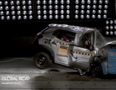 Crash Test GlobalNCAP Renault Kwid (sin airbags)