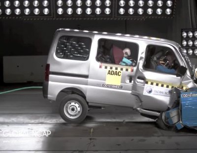 Crash Test GlobalNCAP Suzuki Maruti Eeco (sin airbags)
