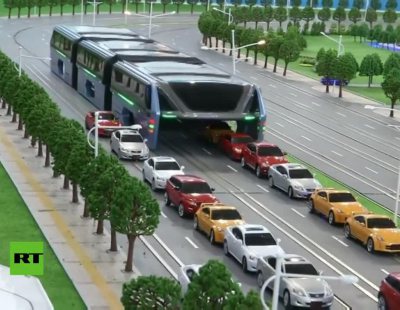 Así imaginan en China el autobús del futuro