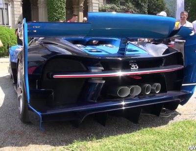 Escucha el rugido del Bugatti Vision GT