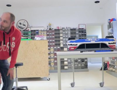 Ford GT LeMans fabricado con piezas LEGO