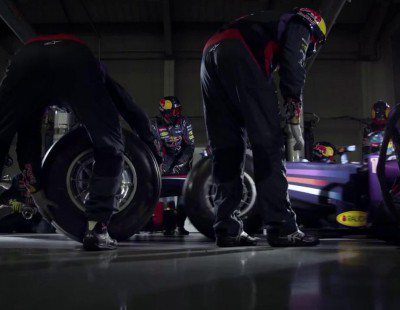 El arte del Pit Stop, por RedBull
