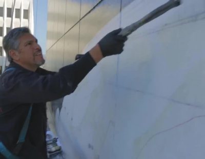 El imponente mural de Alfa Romeo en Los Ángeles