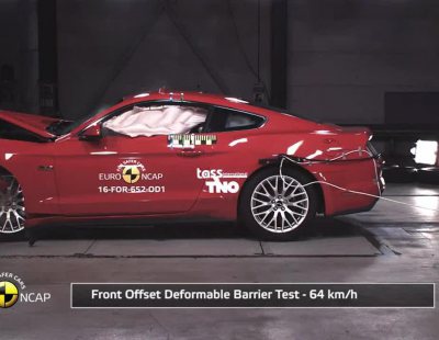 Crash Test EuroNcap Ford Mustang