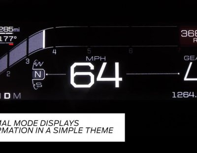 Así son los relojes digitales del nuevo Ford GT