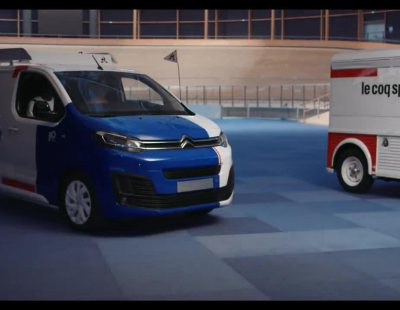 Nuevo Citroën Jumpy con los colores de Le Coq Sportif