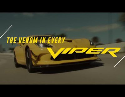 El corazón del Dodge Viper es un motor V10 8.4L central delantero totalmente de aluminio.
