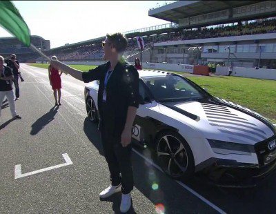 Audi RS7 piloted driving en Hockenheim