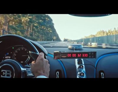 Juan Pablo Montoya revienta records con el Bugatti Chiron