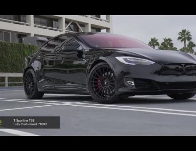 Tesla P100D Model S customizado por TSportline