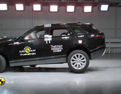 El Range Rover Velar obtiene las 5 estrellas Euro NCAP
