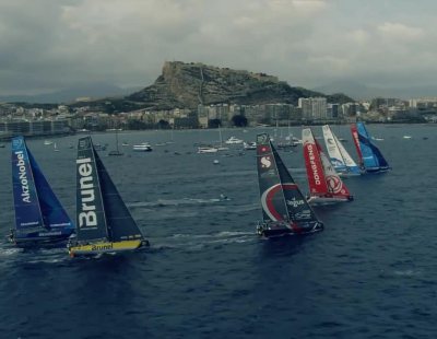 Sale de Alicante la primera etapa de la Volvo Ocean Race 2017