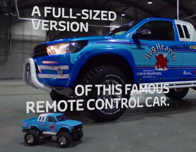 Toyota Hilux 2018, coche de radiocontrol a escala 1:1