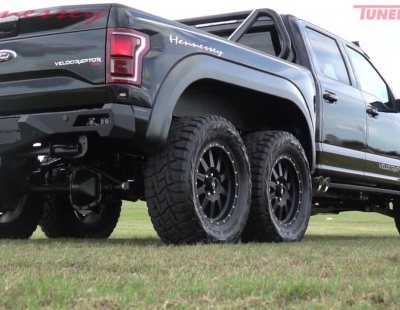 Hennessey VelociRaptor 6×6, el monstruoso pick up de tres ejes